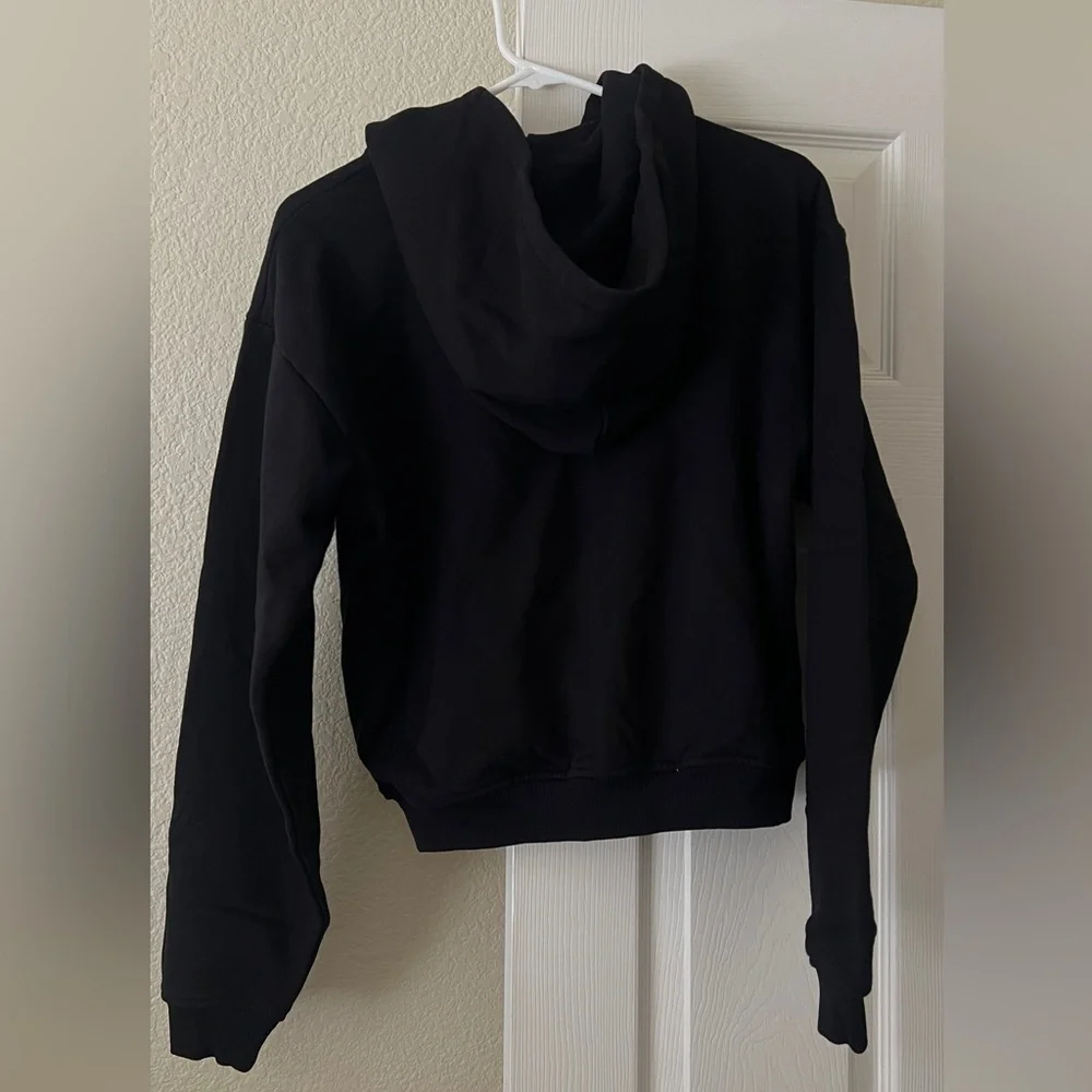 Khy fleece zip hoodie with oversized hood - Picture 6 of 8